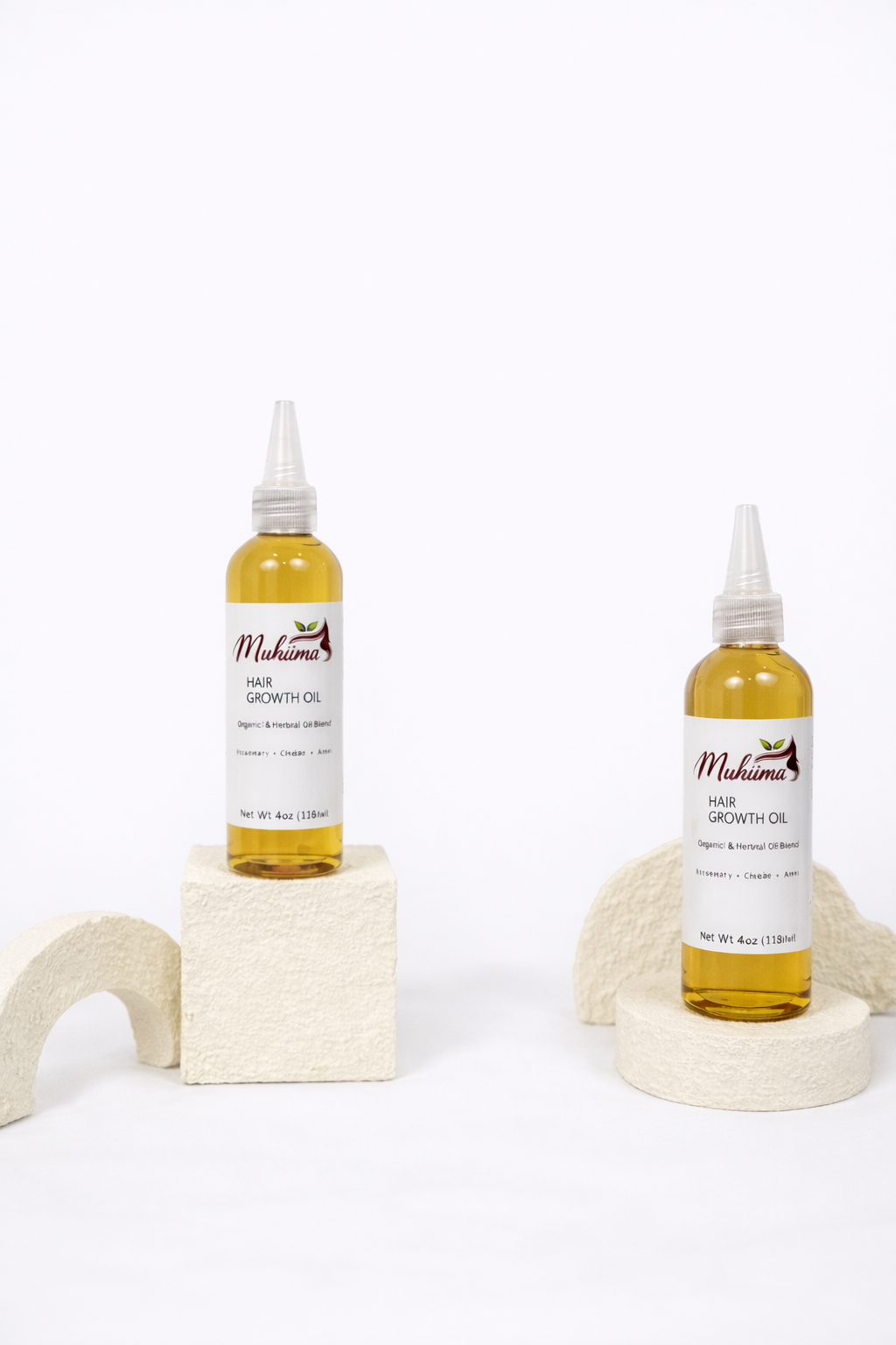 Full Muhiima Growth Ritual (8oz Oil + 16oz Cream)