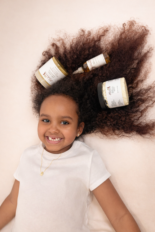 Complete Muhiima Growth Ritual (Oil + Cream + Herbal Powder)